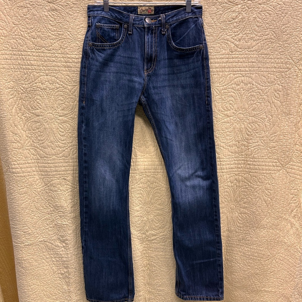 Wrangler 20X Jeans Mens 31x36 Dark Wash Straight Bootcut Western